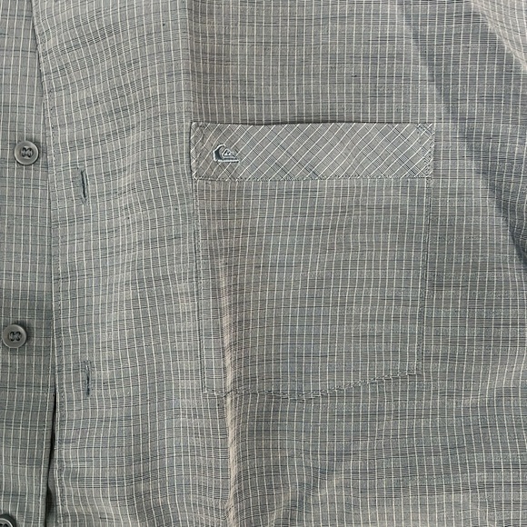 Quicksilver Waterman Blue Button Down - Picture 2 of 4